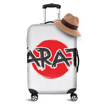 Karate Text Print Luggage Cover
