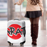 Karate Text Print Luggage Cover