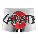 Karate Text Print Men's Boxer Briefs