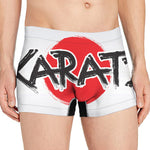 Karate Text Print Men's Boxer Briefs
