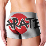 Karate Text Print Men's Boxer Briefs