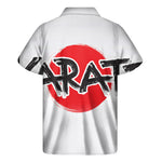 Karate Text Print Men's Short Sleeve Shirt