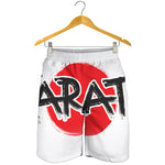 Karate Text Print Men's Shorts