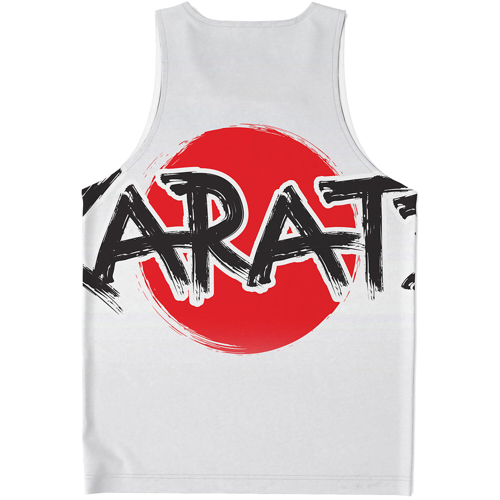 Karate Text Print Men's Tank Top