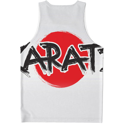 Karate Text Print Men's Tank Top