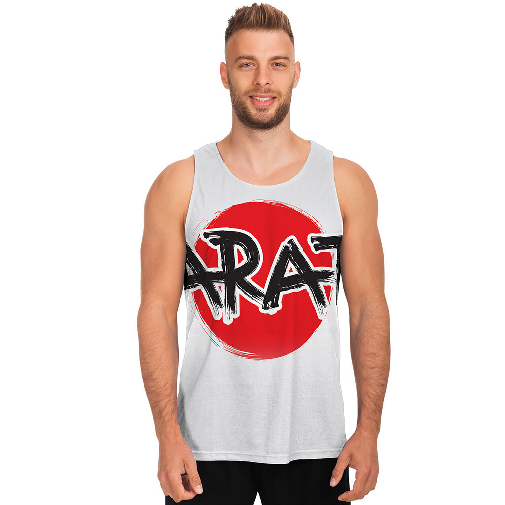 Karate Text Print Men's Tank Top