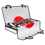 Karate Text Print Pet Car Back Seat Cover