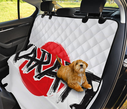 Karate Text Print Pet Car Back Seat Cover