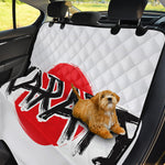 Karate Text Print Pet Car Back Seat Cover