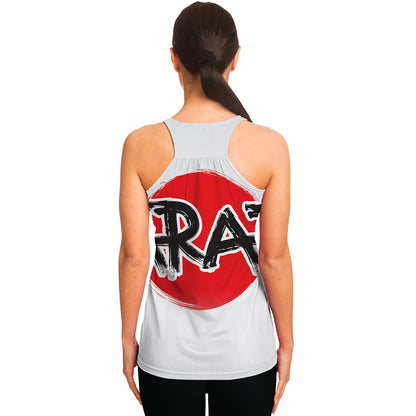 Karate Text Print Women's Racerback Tank Top