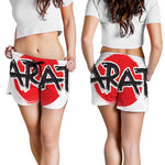 Karate Text Print Women's Shorts
