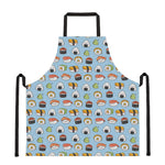 Kawaii Japanese Sushi Pattern Print Apron