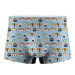 Kawaii Japanese Sushi Pattern Print Men's Boxer Briefs