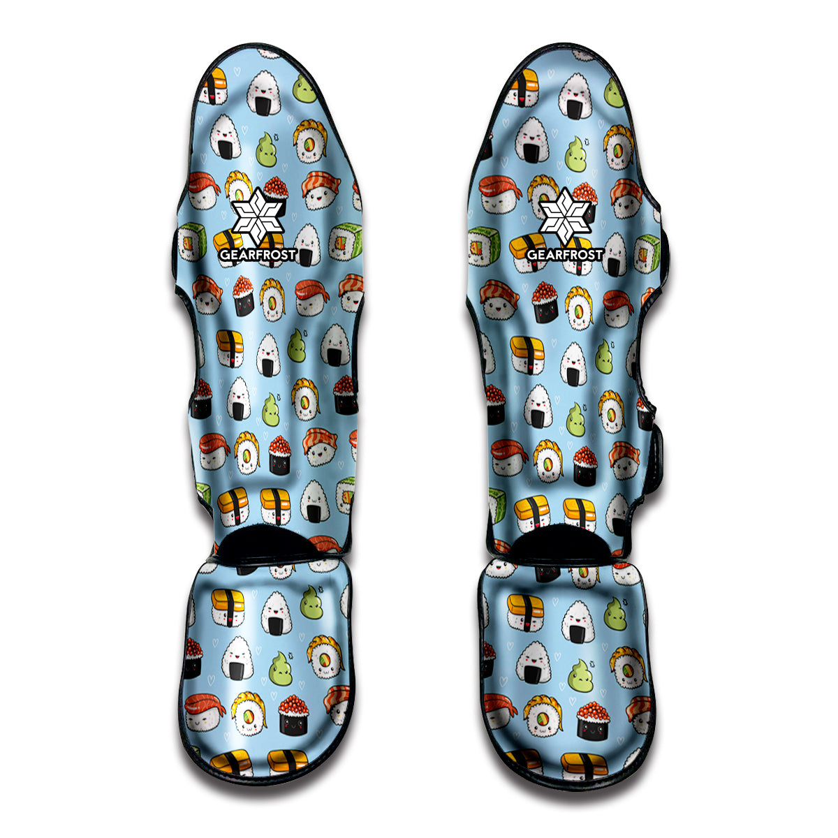 Kawaii Japanese Sushi Pattern Print Muay Thai Shin Guard