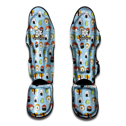 Kawaii Japanese Sushi Pattern Print Muay Thai Shin Guard