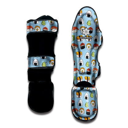 Kawaii Japanese Sushi Pattern Print Muay Thai Shin Guard
