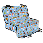 Kawaii Japanese Sushi Pattern Print Pet Car Back Seat Cover