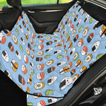 Kawaii Japanese Sushi Pattern Print Pet Car Back Seat Cover