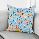 Kawaii Japanese Sushi Pattern Print Pillow Cover
