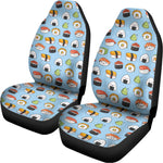 Kawaii Japanese Sushi Pattern Print Universal Fit Car Seat Covers