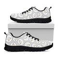 Kawaii Sheep Pattern Print Black Running Shoes