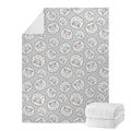 Kawaii Sheep Pattern Print Blanket