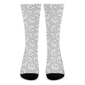 Kawaii Sheep Pattern Print Crew Socks