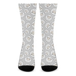 Kawaii Sheep Pattern Print Crew Socks