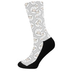 Kawaii Sheep Pattern Print Crew Socks