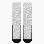 Kawaii Sheep Pattern Print Crew Socks