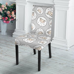 Kawaii Sheep Pattern Print Dining Chair Slipcover