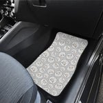 Kawaii Sheep Pattern Print Front and Back Car Floor Mats