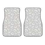 Kawaii Sheep Pattern Print Front Car Floor Mats