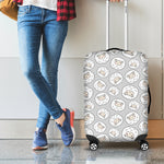 Kawaii Sheep Pattern Print Luggage Cover