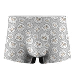 Kawaii Sheep Pattern Print Men's Boxer Briefs