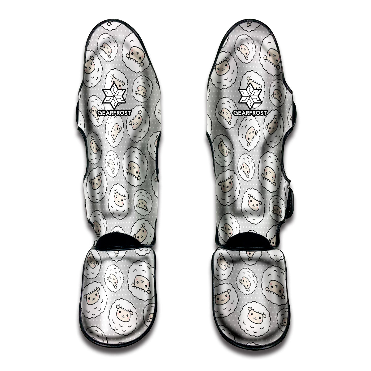 Kawaii Sheep Pattern Print Muay Thai Shin Guard