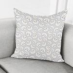 Kawaii Sheep Pattern Print Pillow Cover