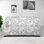 Kawaii Sheep Pattern Print Sofa Cover
