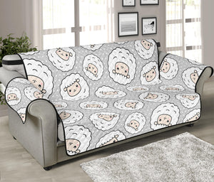 Kawaii Sheep Pattern Print Sofa Protector