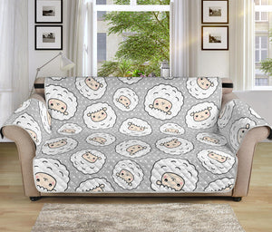 Kawaii Sheep Pattern Print Sofa Protector