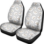Kawaii Sheep Pattern Print Universal Fit Car Seat Covers