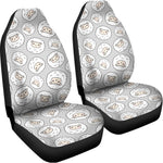 Kawaii Sheep Pattern Print Universal Fit Car Seat Covers