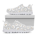 Kawaii Sheep Pattern Print White Running Shoes