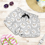 Kawaii Sheep Pattern Print Women's Shorts