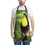 Keel-Billed Toucan Print Apron