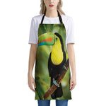 Keel-Billed Toucan Print Apron