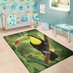 Keel-Billed Toucan Print Area Rug