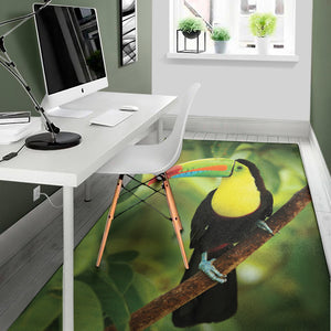 Keel-Billed Toucan Print Area Rug