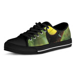 Keel-Billed Toucan Print Black Low Top Shoes