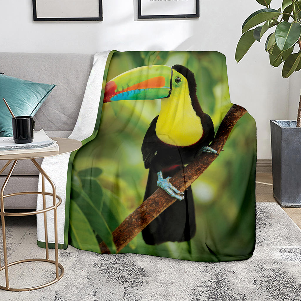 Keel-Billed Toucan Print Blanket